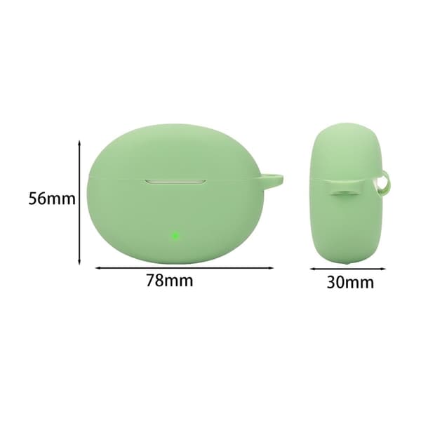 OnePlus Buds Pro 3 Bluetooth-hörlurar Fodral Mjukt silikonskydd med Anti-Lost-spänne - Vit Vit