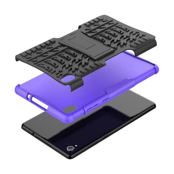 Lenovo Tab M8 TPU-hybridfodral i däckstil - Lila Lila