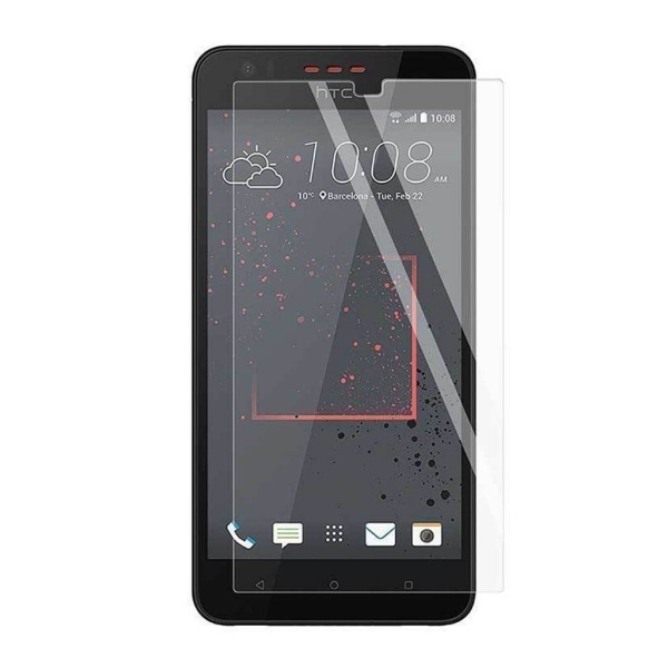 HTC Desire 630 Screen Cover in Hardened Glass Transparent