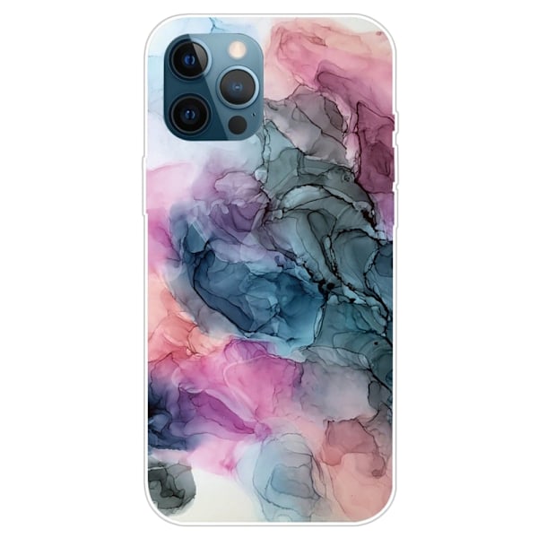 Marble design iPhone 14 Pro Max kotelot - Osmose Ruusu Ja Vihreä Multicolor