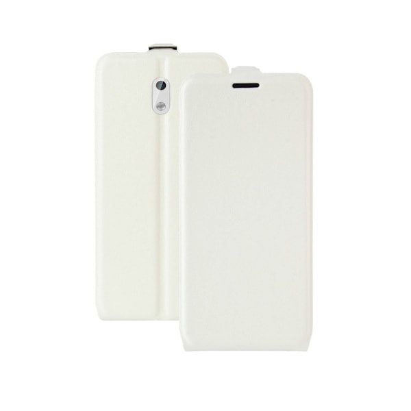 Nokia 3 Flipbart läder fodral - Vit Vit