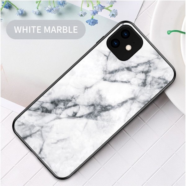 Fantasy Marble iPhone 11 cover - Hvid White