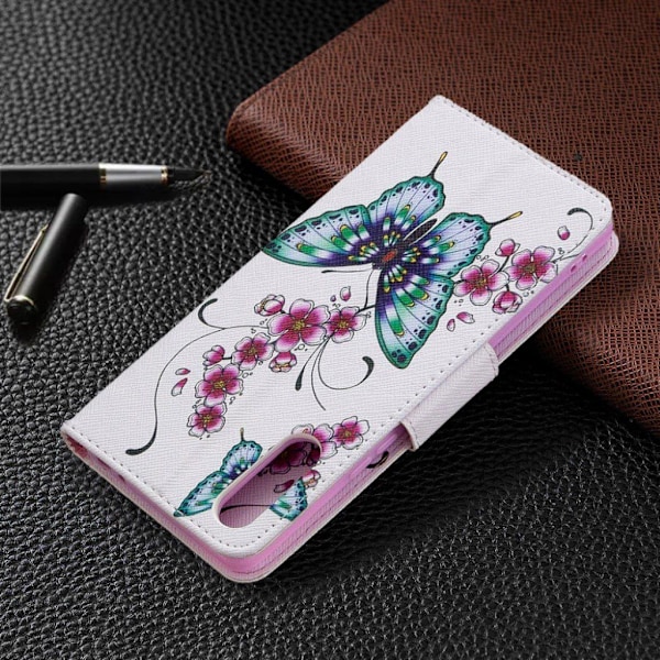 Wonderland Sony Xperia L4 kotelot - Kukkia ja perhosia Multicolor