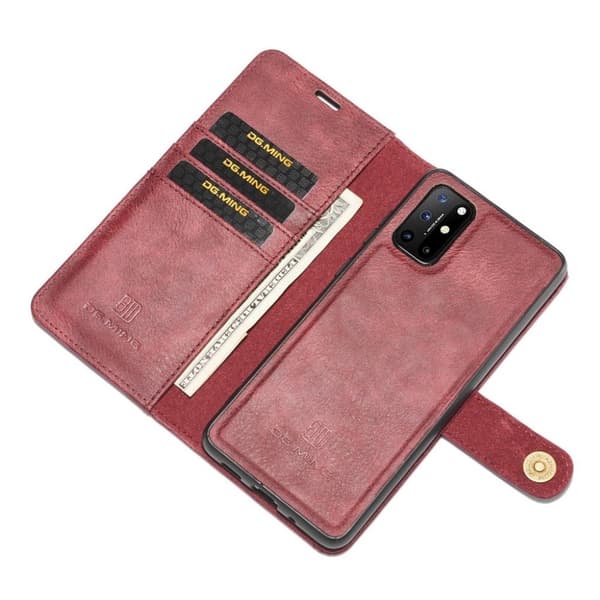 DG.Ming OnePlus 8T 2-in-1 Lommebok Etui - Rød Red