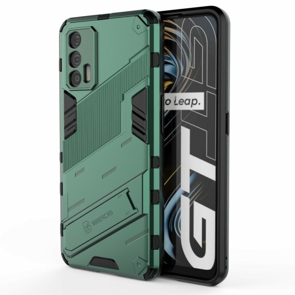Shockproof Hybrid Suojakuori With A Modern Touch For Realme GT 5 Green
