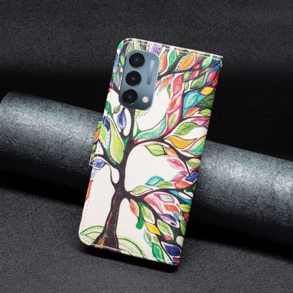 Wonderland OnePlus Nord N200 5G flip etui - Livstræ Multicolor