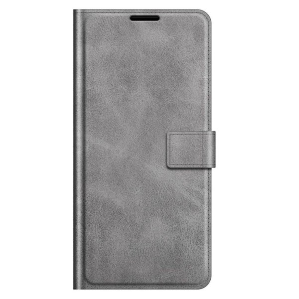 Lompakko Nahkakotelo For ZTE Blade A71 - Harmaa Silver grey