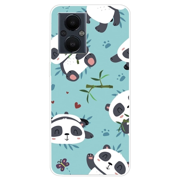 Deco OnePlus Nord N20 5G Etui - Søde Pandaer White