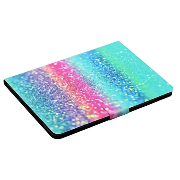 Lenovo Tab M10 vibrant pattern leather flip case - Glittery Elem multifärg
