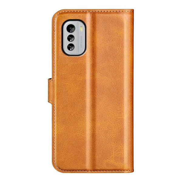 Læretui med Lommebok til Nokia G60 - Gul Yellow