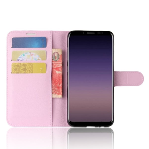 Samsung Galaxy A8 (2018) litsipintainen suojakotelo - Pinkki Pink