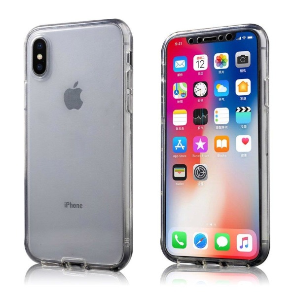 iPhone X akryl fleksibelt TPU etui Transparent
