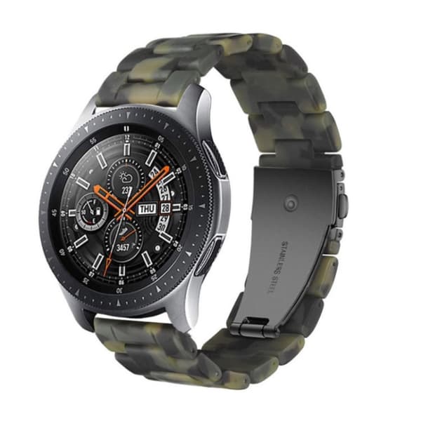 Resin design rem til Huawei Watch GT devices - militærgrøn Green