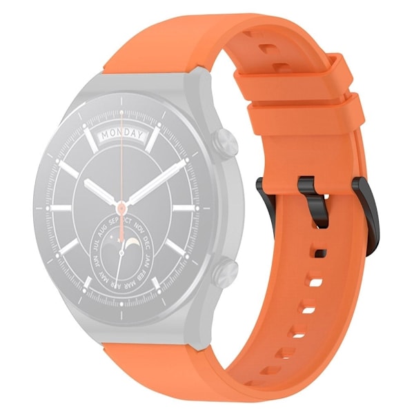 22mm Universal enkel silikone urrem - Orange Orange