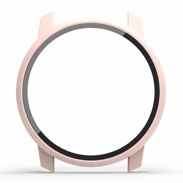 Coros Pace 3 Hard Frame Watch Case Cover karkaistulla suojalasilla - Pinkki Pink
