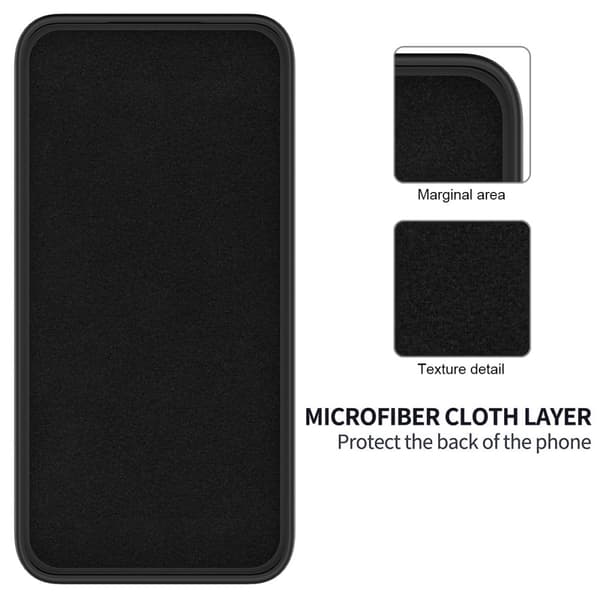 Matte Liquid Xiaomi Redmi 13C / Xiaomi Redmi 13R silikone cover - Sort Black