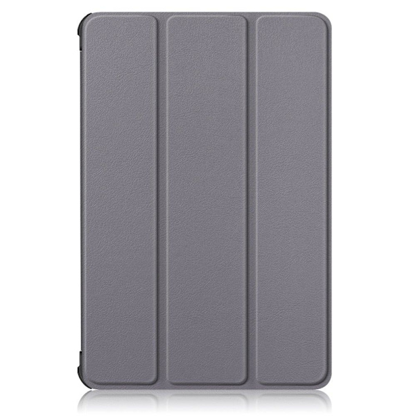 Tri-fold läderfodral för Huawei MatePad T10 - Grå Silvergrå