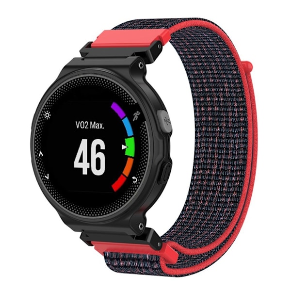 Garmin Forerunner 220/230/ 235/630/620/735 nylonurrem - sort / rød Red