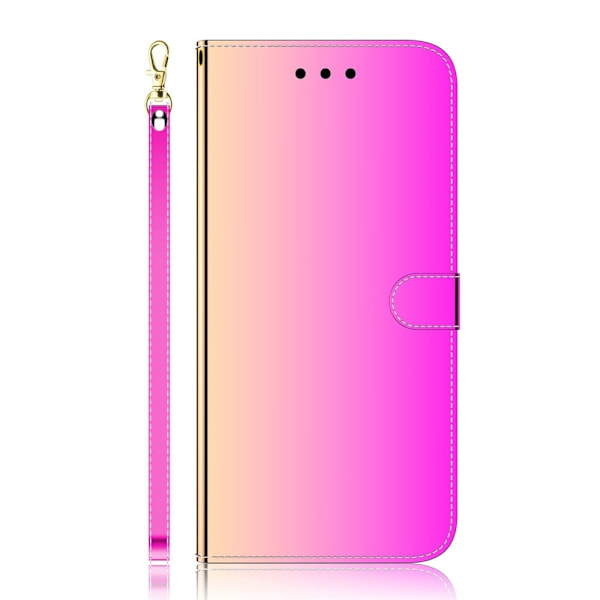 Mirror Samsung Galaxy M23 flip case - Ruusu Pink