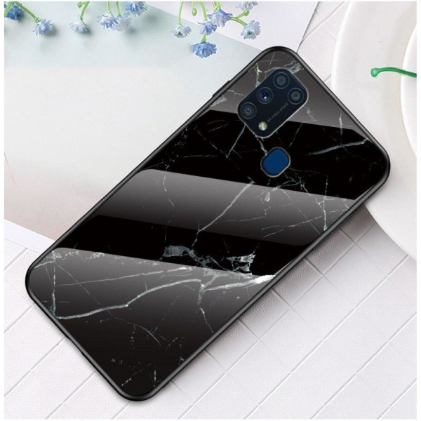 Fantasy Marble Samsung Galaxy M31 kuoret - Musta Black