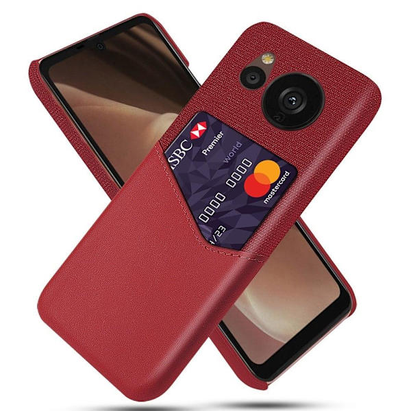 Bofink Sharp Aquos Sense 7 Plus Kort Cover - Rød Red