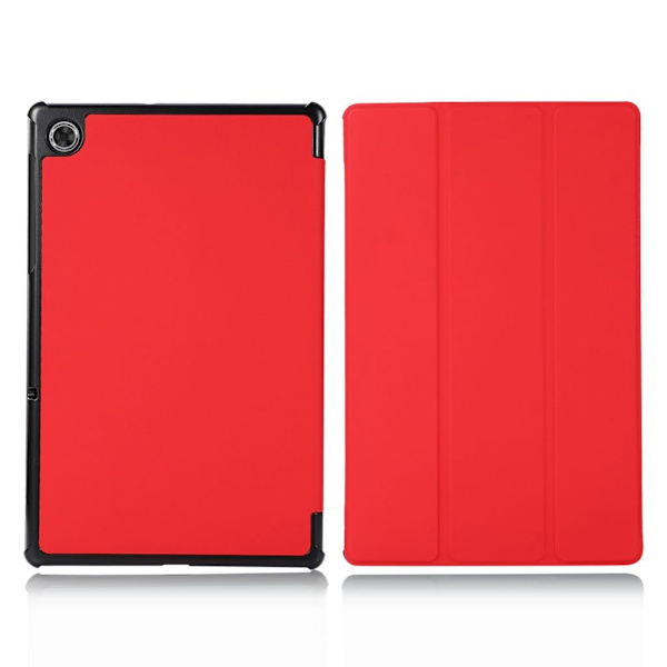 Lenovo Tab M10 HD Gen 2 tri-fold läderfodral - Röd Röd