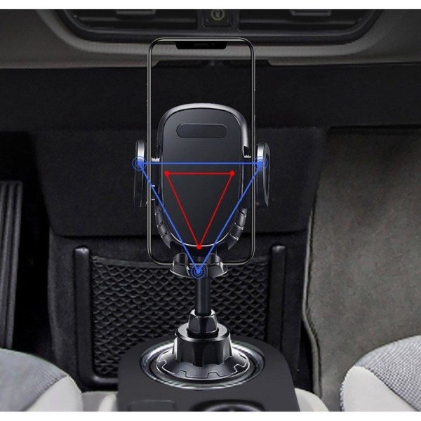 Universal adjustable car mount holder - Black Svart