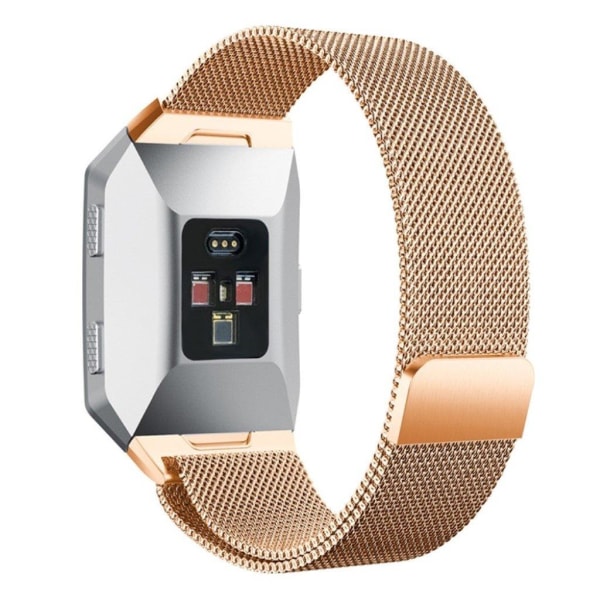 Fitbit Ionic rem i rustfri stål - Rosa guld Pink