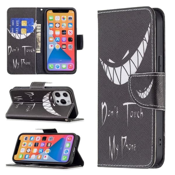 Wonderland iPhone 13 Pro flip-etui - Fniser Black