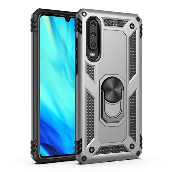 Bofink Combat Huawei P30 skal - Silver/Grå Silvergrå