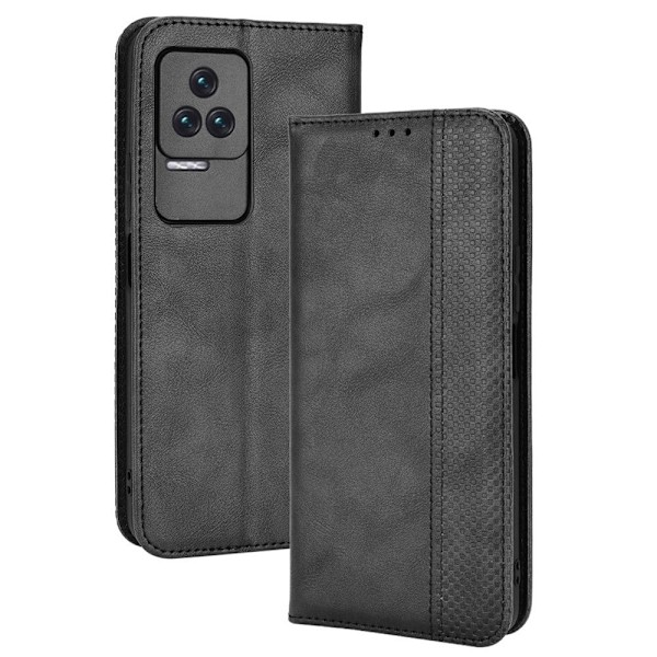 Bofink Vintage läder Xiaomi Redmi K50 / Xiaomi Redmi K50 Pro fodral - Svart Svart