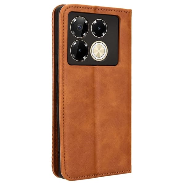 Bofink Vintage Infinix Note 40 Pro læderetui - Brun Brown