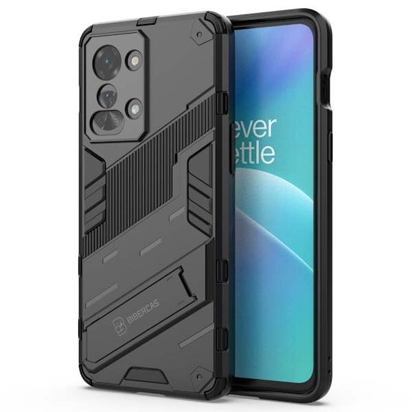 Shockproof Hybrid Suojakuori With A Modern Touch For OnePlus Nord 2t - Musta Black