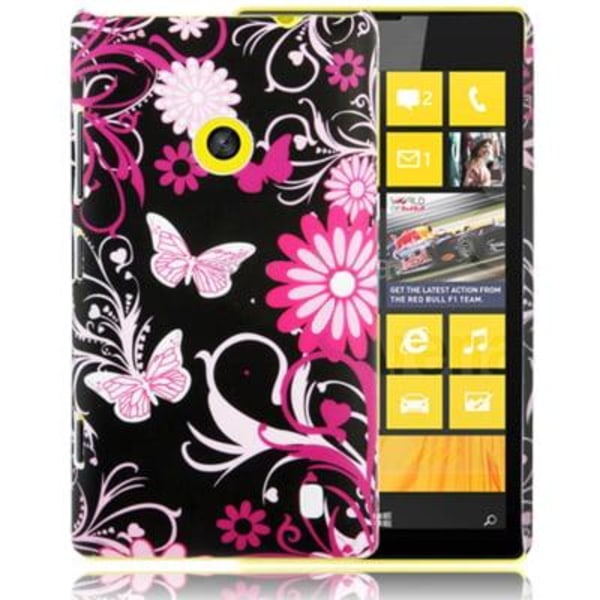 Valentine (Pink Sommerfugle) Nokia Lumia 520 Cover Multicolor