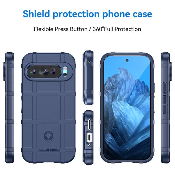 Rugged Shield Google Pixel 9 Pro XL deksel - Blå Blue