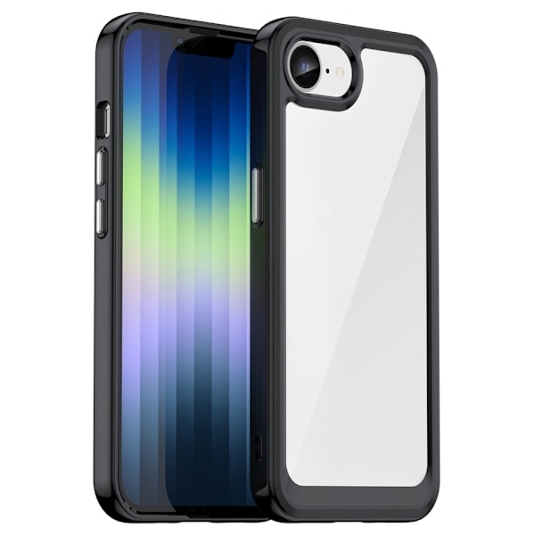 iPhone 16e älykäs akryylikansi - Musta Black