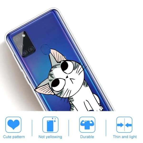 Deco Samsung Galaxy M51 cover - Sølv/Grå Silver grey