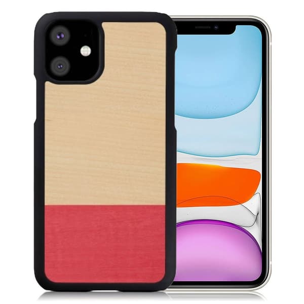 Man & Wood premium etui for iPhone 11 - Miss Match Beige