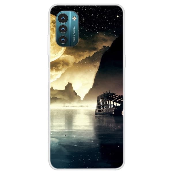 Deco Nokia G11 / Nokia G21 skal - Månskenssjö multifärg
