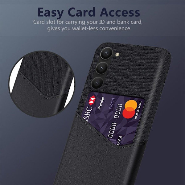 Bofink Samsung Galaxy S23 Plus Kort Cover - Sort Black