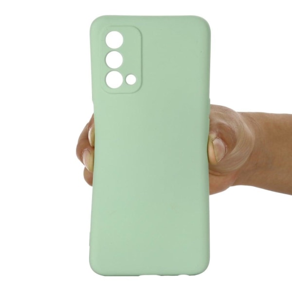 Matt OnePlus Nord N200 5G skal av flytande silikon - Grön Grön