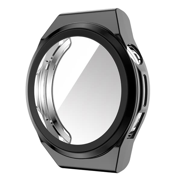 Huawei Watch GT Runner TPU kehys - Musta Transparent