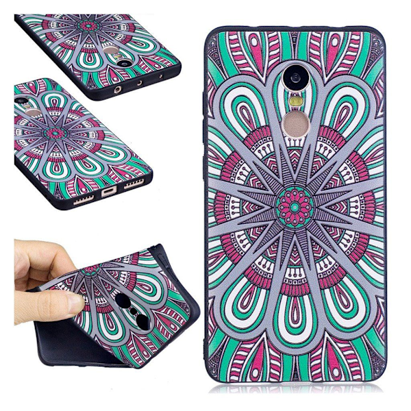 Xiaomi Redmi Note 4 design suojakuori - Abstrakti kuviointi Multicolor