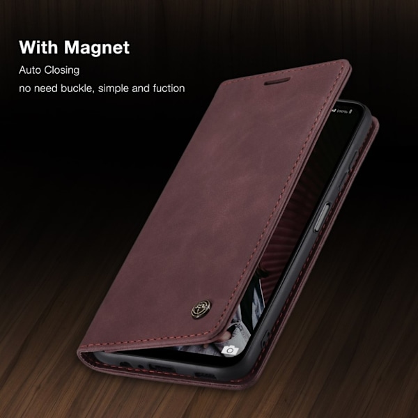 CaseMe vintage Samsung Galaxy A32 5G fodral - Röd Röd
