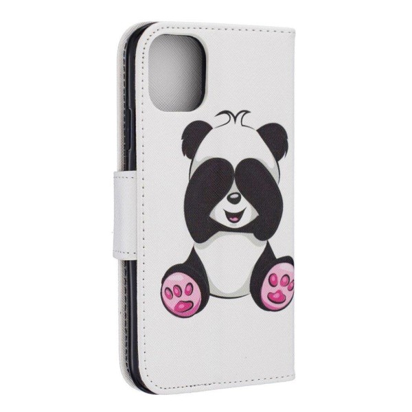 Wonderland iPhone 11 flip etui - Genert Panda Multicolor