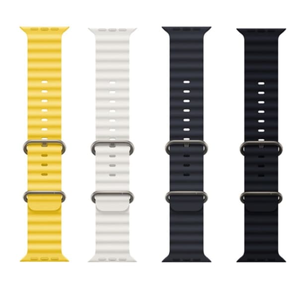 Apple Watch Series 8 (41mm) klockarmband i silikon - Gul Gul