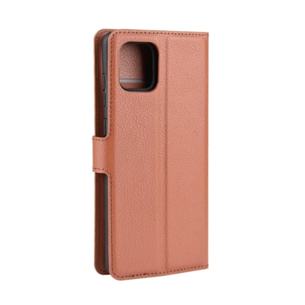 Classic Samsung Galaxy Note 10 Lite flip kuoret - Ruskea Brown