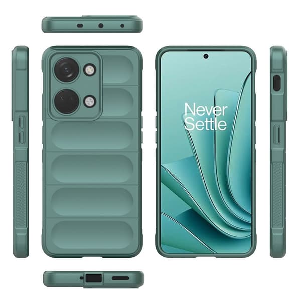 Deksel med mykt grep for OnePlus Nord 3 / OnePlus Ace 2V - Grønn Green