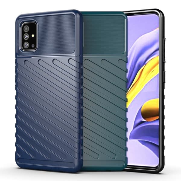 Thunder Samsung Galaxy A51 etui - Blå Blue