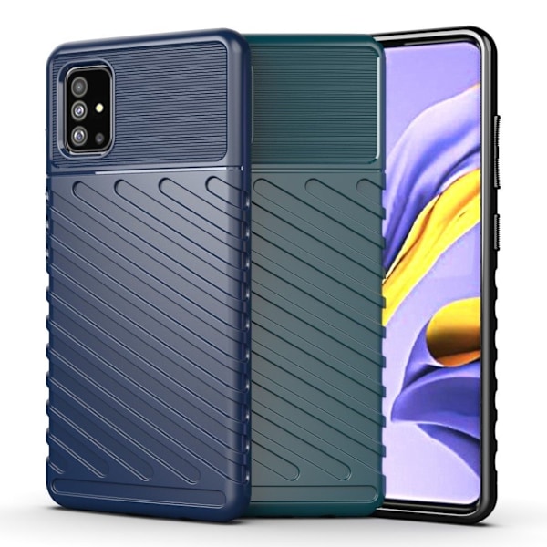 Thunder Samsung Galaxy A51 skal - Blå Blå